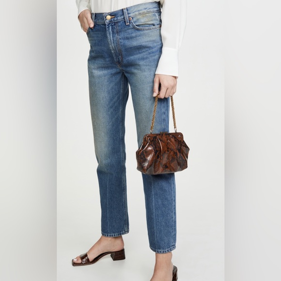 Snakeskin clutch by Clare V - Picture 3 of 6